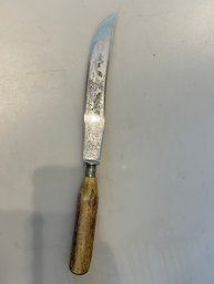 J.A. Henckels Friodur Stag Antler Handle Carving Knife