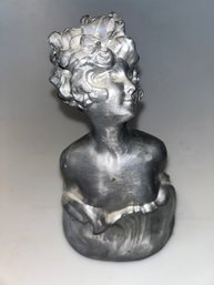 Metal Bust Sculpture