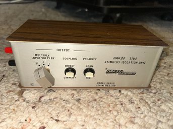 Grass Model SIU5B Stimulus Isolation Unit, A Piece Of Neurophysiology Research Equipment