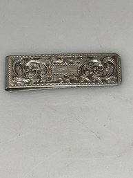 Italian 800 Silver Money Clip