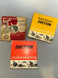 Three Bretton Fishing Reels