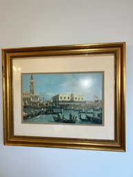Framed Print 'View Of The Bacino Di San Marco, St. Mark's Basin'
