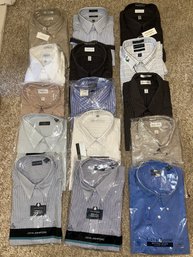 Lot A -15 NWT Mens Dress Shirts