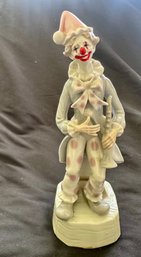 Vintage Porcelain Send In The Clowns Music Figurine