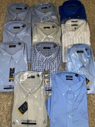 Lot Of 11 NWT Mens Dress Shirts
