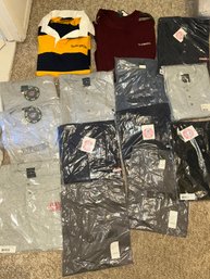 Lot Of 14 Mens College Shirts NEW- XL, XXL