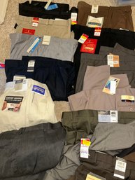 Lot Of 16 NWT Mens Slacks, 42x30