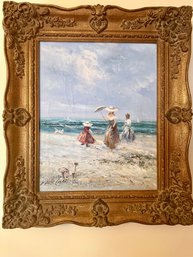 Original Oil Painting Signed 'Marie Charlot'.  23x27
