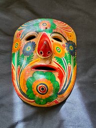 Colorful Hand-painted Mexican Mask