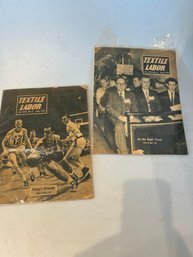 Vintage Textile Labor Magazines