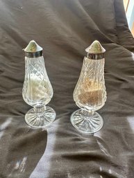 Waterford Crystal Salt And Pepper Shakers