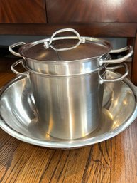 12 Qt Stockpot & Large Stainless Bowl