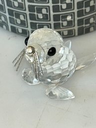 Swarovski Crystal Mini Seal Figurine