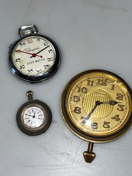 Lot Of 3 Pocket Watches
