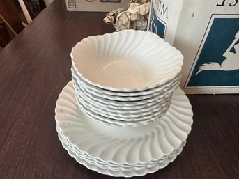 Large Assorted Lot Of Johnson Brothers Ironstone China.