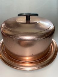 Vintage West Bend Aluminum Cake Carrier