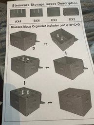 NIB Stemware Storage Cases