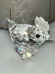 Swarovski Crystal Hen Figurine