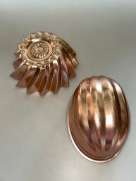 Vintage Copper Jello Molds