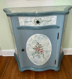 Hand Painted Blue Cabinet