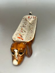Vintage Ceramic Dachshund Dog Dish