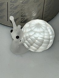 Swarovski Crystal Snail Figurine.