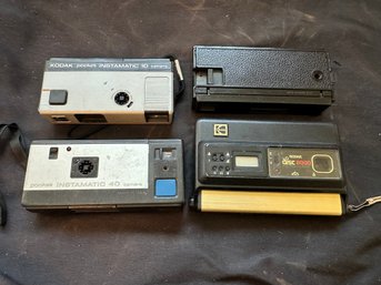 Lot Of FOUR Vintage 110 Cameras