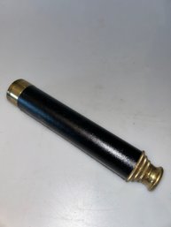 Leather Wrapped Brass Spyglass