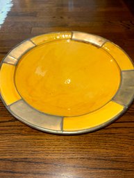 Large Yellow Moroccan Bowl