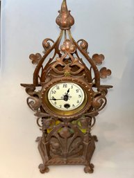 (Art Nouveau) Mantel Clock, Metal