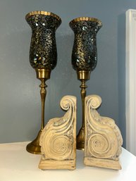 Bombay Co Candle Holders & Bookends