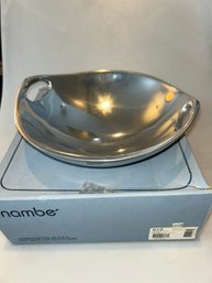 Nambe HANDLED BOWL 10' DIA