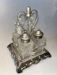 Silver-plated Cruet Set