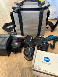 Minolta Maxxum 7000 With Lenses