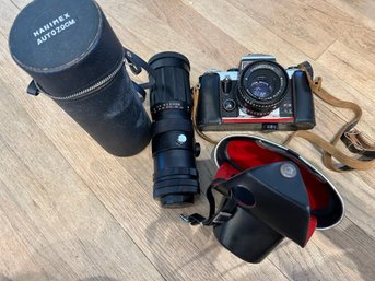 Hanimex Praktica Super TL 35mm SLR Film Camera With Zoom Lens