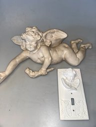 Cherub Wall Hanging, Outlet Cover