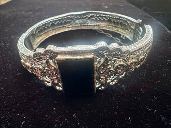 Art Deco Onyx Bracelet