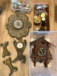Lot Of Clock Parts