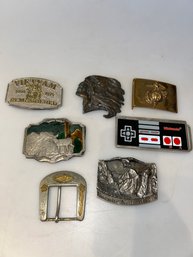 Lot Of Belt Buckles