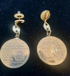 Aruba Coin Earrings