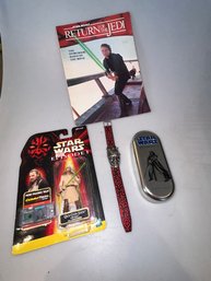 Star Wars Figure, Watch, Book