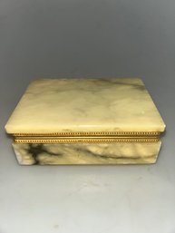 Alabaster Trinket Box, Italy