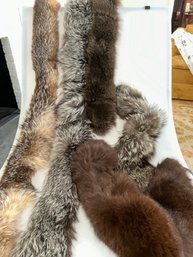 Lot Of Vintage Fur Collars