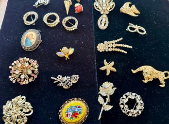 Pin Collection. Many Vintage