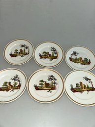Set Of 6 Niderviller Dessert Plates