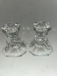 Oscar De La Renta Crystal Candlesticks