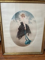 Art Deco Louis Icart Fashion Print