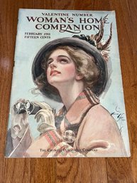 Antique VALENTINE NUMBER WOMAN'S HOME COMPANION