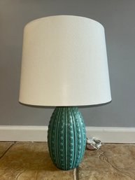 Teal Table Lamp