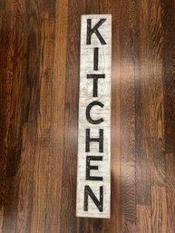 Wood KITCHEN Plaque